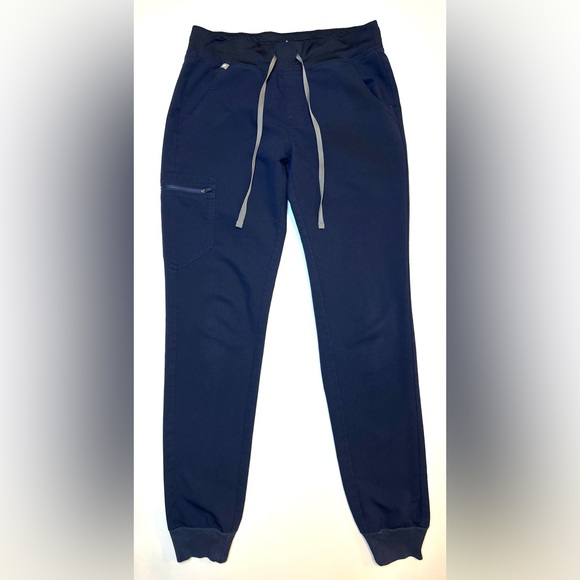 Figs Pants - Figs Zamora Jogger Scrub Pants Navy PO 1683 Size Small/Tall